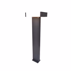 LUTEC CONROY, Éclairage de plancher extérieur, Gris, Aluminium, IP44, Façade, I