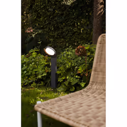 LUTEC POLO Éclairage de plancher extérieur LED Gris F