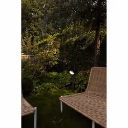 LUTEC POLO Éclairage de plancher extérieur LED Gris F