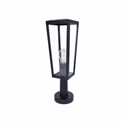 LUTEC PINE, Éclairage de plancher extérieur, Noir, Aluminium, IP44, Entrée, Façade, I