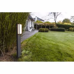 LUTEC QUBO Éclairage au sol extérieur LED 17,3 W Gris E