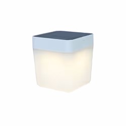 LUTEC TABLE CUBE, Éclairage de plancher extérieur, Blanc, Polycarbonate (PC), Synthétiques, IP44, Jardin, Rue, III