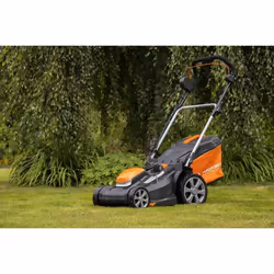 Yard Force LM C40 tondeuse à gazon Tondeuse à gazon poussée Batterie Noir, Orange