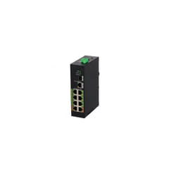 Dahua Technology DH-LR2110-8ET-120 Géré L2 Fast Ethernet (10/100) Connexion Ethernet, supportant l'alimentation via ce port (PoE) Noir