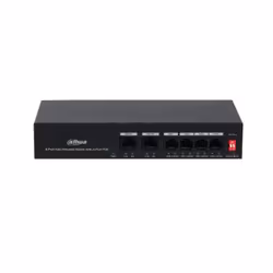 Dahua Technology PoE DH-PFS3006-4ET-36, Fast Ethernet (10/100), Connexion Ethernet, supportant l'alimentation via ce port (Po ...