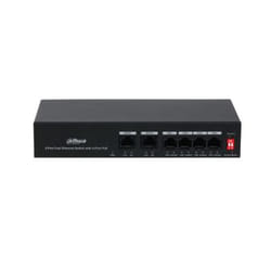 Dahua Technology PoE DH-PFS3006-4ET-36 commutateur réseau Fast Ethernet (10/100) Connexion Ethernet, supportant l'alimentation via ce port (PoE) Noir