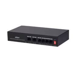 Dahua Technology PoE DH-PFS3006-4ET-36 commutateur réseau Fast Ethernet (10/100) Connexion Ethernet, supportant l'alimentation via ce port (PoE) Noir