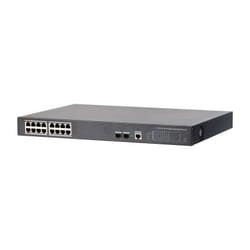 Dahua Technology PoE DH-PFS4218-16GT-240 commutateur réseau Géré Gigabit Ethernet (10/100/1000) Connexion Ethernet, supportant l'alimentation via ce port (PoE) Noir