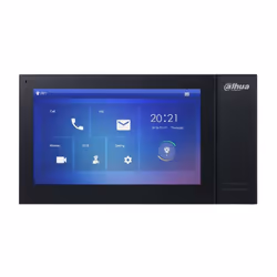 Dahua Technology VTH2421FB, 17,8 cm (7"), LCD, 1024 x 600 pixels, Capacité, H.264, Noir