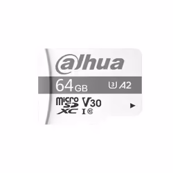 Dahua Technology DHI-TF-P100/64 GB, 64 Go, MicroSDXC, Classe 10, UHS-I, 100 Mo/s, 38 Mo/s