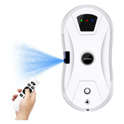 Liectroux - Robot Laveur de Vitres YW610, pulvérisation d'eau ultrasonique, nettoyage à sec et humide, parcours ai, télécommande , 5 ans de garantie