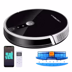 LIECTROUX C30B - Aspirateur robot laveur connecté - 4000 Pa - Navigation cartographique - Autonomie 120 mn - Batterie 2600mAh