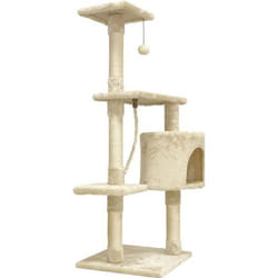Arbre a chat PALOMA - 40x40x114cm - Beige