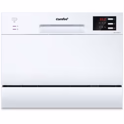 Description générale Le lave-vaisselle Comfee, au design élégant et compact de 55 cm, est idéal pour les petites cuisines. Av ...
