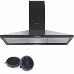 Description générale La hotte décorative murale Comfee PYRA17SS-60-FR de 60 cm est un appareil essentiel pour toute cuisine m ...