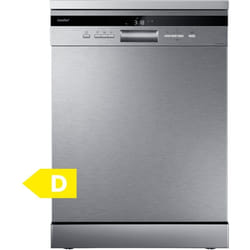 Comfee - Lave-vaisselle pose libre FD1435E-X L60cm 44db avec 14 couverts, 8 programmes, Affichage led Acier Inox-Énergétique d
