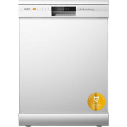Comfee - Lave-Vaisselle Pose Libre 60cm, 49dB avec 12 couverts, Hygiene Lavage, Départ Différé, Demi-Charge - Blanc [Classe d]
