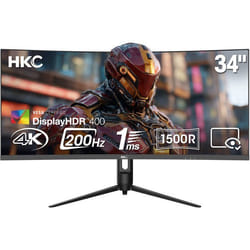 Ecran PC Gamer Incurvé - HKC - 34 - 200Hz - UWQHD  - Dalle VA - 1ms - Ajustable en hauteur - CG345U