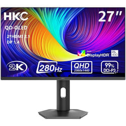 Ecran PC Gamer - HKC - 27 - QHD - 280Hz - Dalle OLED - 0.03ms - GS27QTS