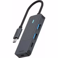 Rapoo UCH-4003, USB 3.2 Gen 1 (3.1 Gen 1) Type-C, USB 3.2 Gen 1 (3.1 Gen 1) Type-A, USB 3.2 Gen 1 (3.1 Gen 1) Type-C, 5000 Mb ...