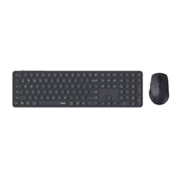 Ensemble clavier souris - RAPOO - 9810M - Sans fil - Full Size - Gris foncé