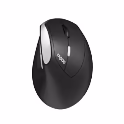 Rapoo EV250, Droitier, Optique, RF sans fil, 1600 DPI, Noir, Argent