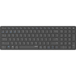 Rapoo E9700M clavier RF sans fil + Bluetooth QWERTY Allemand Gris