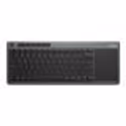 Rapoo K2600, Taille réelle (100 %), RF sans fil, Clavier à membrane, AZERTY, Gris