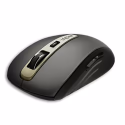 Rapoo MT350, Ambidextre, RF sans fil + Bluetooth, 1600 DPI, Noir