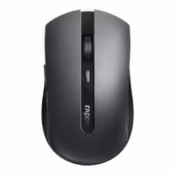 Rapoo 7200M, Ambidextre, Optique, RF sans fil + Bluetooth, 1600 DPI, Gris