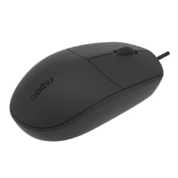 Rapoo N100-BK souris Ambidextre USB Type-A Optique 1600 DPI