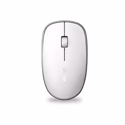 Rapoo M200 Silent, Ambidextre, Optique, RF sans fil + Bluetooth, 1300 DPI, Blanc