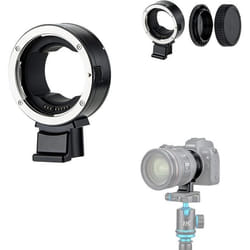Adaptateur de Monture dObjectif - JJC - Canon EF/EF-S vers RF - Autofocus - Aluminium - Noir