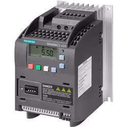 enquête Siemens 6SL3210-5BE15-5CV0 6SL32105BE155CV0 Contenu: 1 pc(s) description SINAMICS V20 380-480 V 3AC -15%/+10%47-6 Rat ...