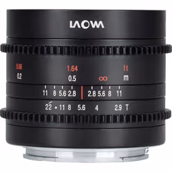 Laowa VE929MFTC lentille et filtre d'appareil photo SLR Objectif ultra large Noir