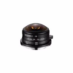 Laowa 4mm f/2.8 Fisheye MILC Objectif large "fish eye" Noir