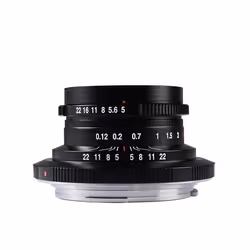 Laowa pour hybride focale fixe objectif 15mm f/5 cookie ff noir compatible avec canon rf