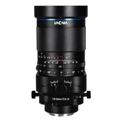 Laowa 55mm f/2.8 Tilt-Shift 1X Macro Lens Objectif macro Noir