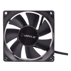 UNYKAch 51786 système de refroidissement d’ordinateur Boitier PC Ventilateur 8 cm Noir