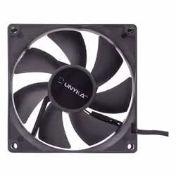 UNYKAch 90 mm, Ventilateur, 9 cm, 2000 tr/min, 19 dB, Noir