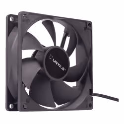 UNYKAch 90 mm Boitier PC Ventilateur 9 cm Noir