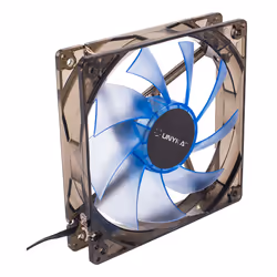 UNYKAch 51791 système de refroidissement d’ordinateur Boitier PC Ventilateur 12 cm Gris, Transparent