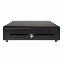 UNYKAch 56001, Tiroir caisse manuel, Acier, Noir, 415 mm, 410 mm, 100 mm