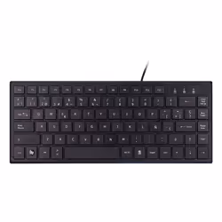 UNYKAch KB 302 Mini, Mini, USB, Clavier à membrane, QWERTY, Noir