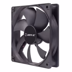UNYKAch 51800, Ventilateur, 12 cm, 2000 tr/min, 19 dB, Noir