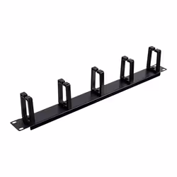 aiten data 20.10.50P, Panneau de gestion de câbles, Noir, Plastique, 1U, ANSI/EIA RS-310-D; IEC297-2; DIN 41494; PART1; DIN 4 ...