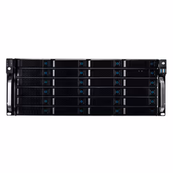 UNYKAch 80.40.24, Support, Serveur, Noir, Argent, ATX, CEB, EEB, micro ATX, SGCC, 4U