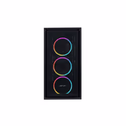 ABYSM Danube Kamp Black, Tower, PC, Noir, ATX, ITX, micro ATX, ABS, SPCC, Verre trempé, Jouer