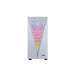ABYSM Danube Kolpa White, Tower, PC, Blanc, ATX, ITX, micro ATX, ABS, SPCC, Verre trempé, Jouer