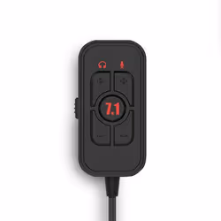ABYSM AG700 Pro 7.1 Black Noir, Rouge - Vue supplémentaire 5